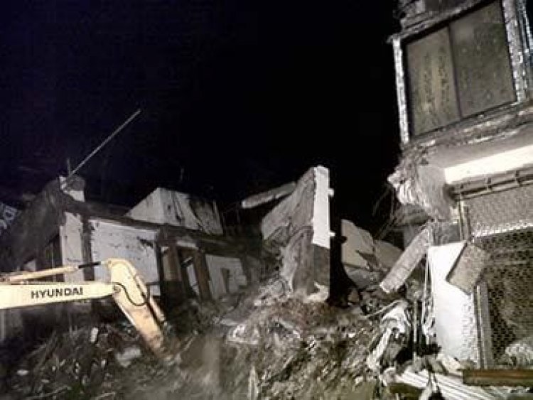 Four-storey building collapses in Himachal Pradesh's Shimla: Watch