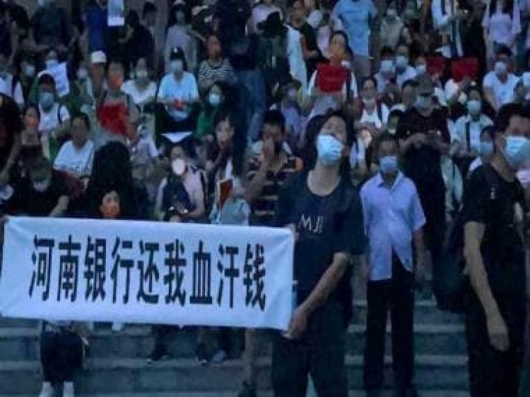 China: In Henan, bank depositors stage mass protest, demand frozen millions of their life's savings back