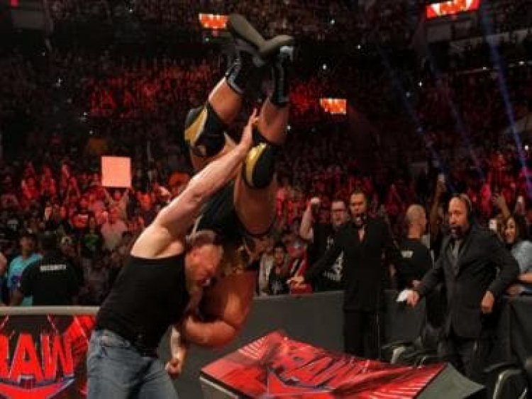 WWE Raw: Brock Lesnar returns with threats for Roman Reigns, F-5's Otis through table