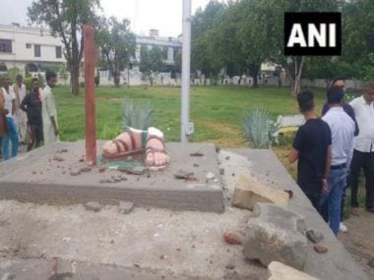 Mahatma Gandhi's statue vandalised in Punjab's Bathinda