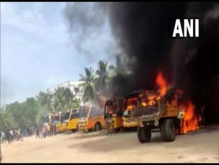 Tamil Nadu student suicide: Protesters go on rampage, vandalise school, set fire to buses