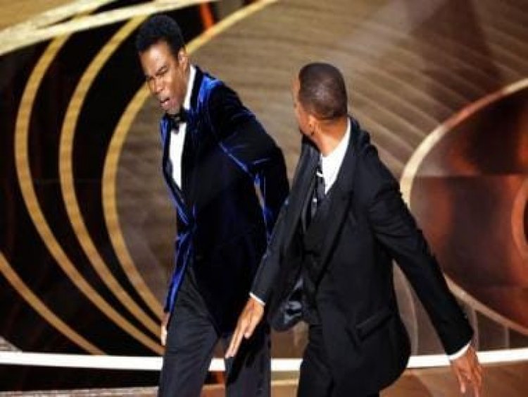 Chris Rock mocks the controversy surrounding Will Smith's Oscars slap