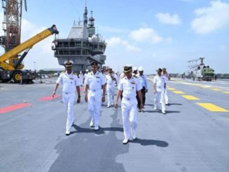 India's first indigenously-made aircraft carrier INS Vikrant handed over to Navy