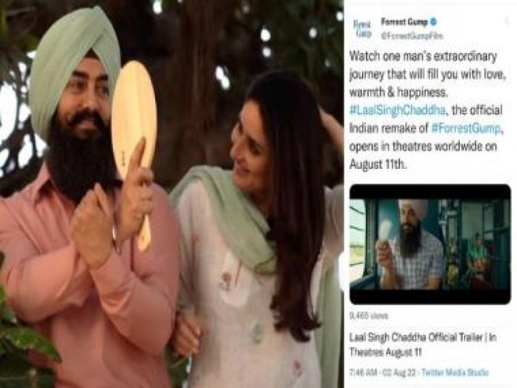 Forrest Gump makers announce the release date of Aamir Khan's Laal Singh Chaddha on Twitter