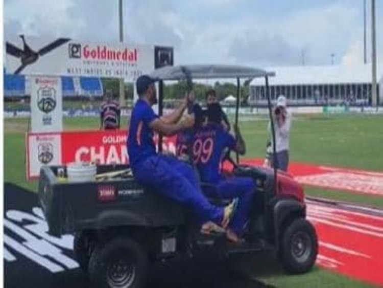 India vs West Indies: Rohit Sharma and Co celebrate T20I series victory with a ride on Buggy