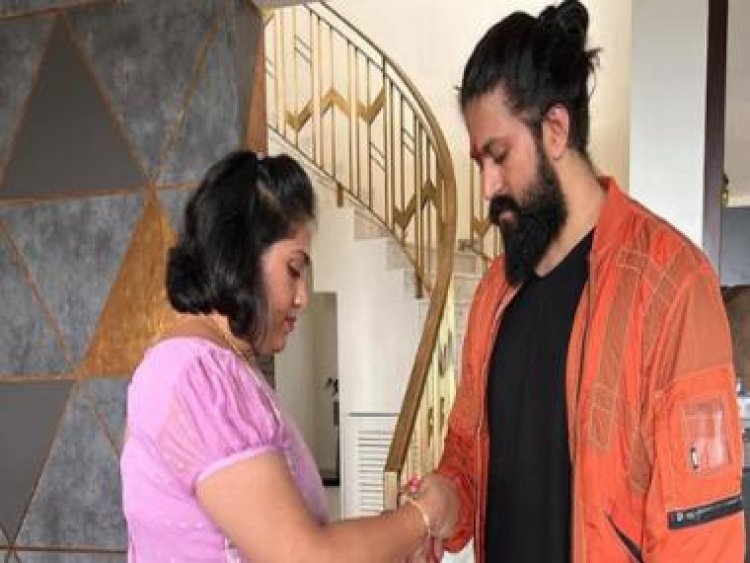 KGF star Yash celebrates Raksha bandhan with sister Nandini Rahul, shares pictures with fans