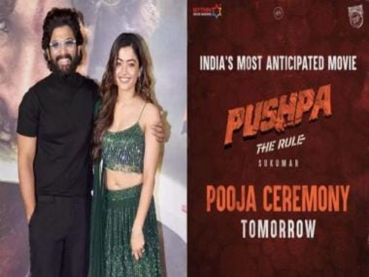 Allu Arjun and Rashmika Mandanna's Pushpa 2 goes on floors