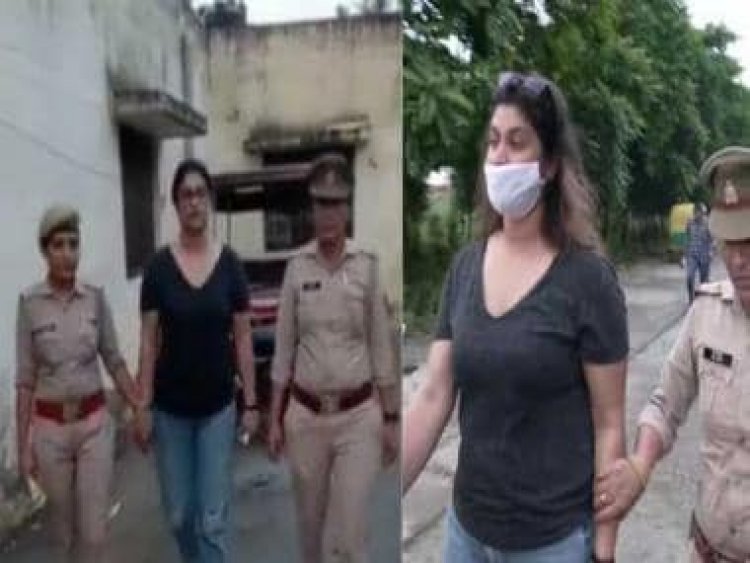 Noida woman caught hurling 'casteist' slurs at security guard of housing society sent to 14 days judicial custody