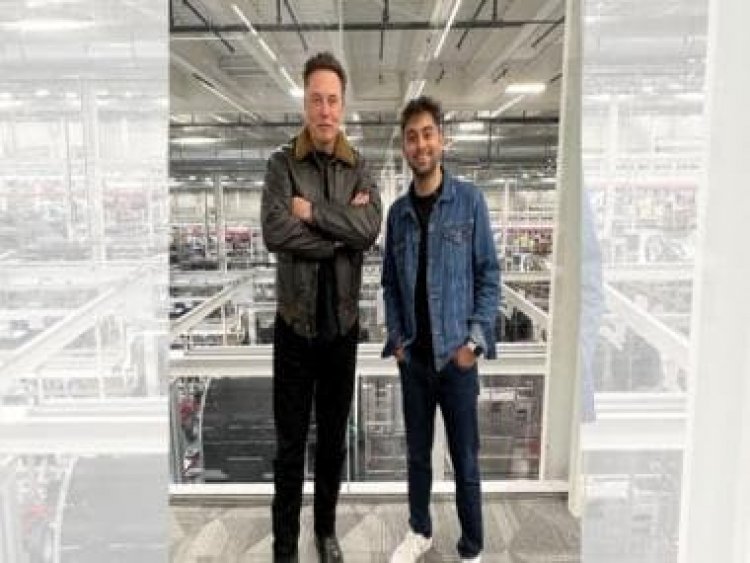 Elon Musk finally meets his Twitter friend from India