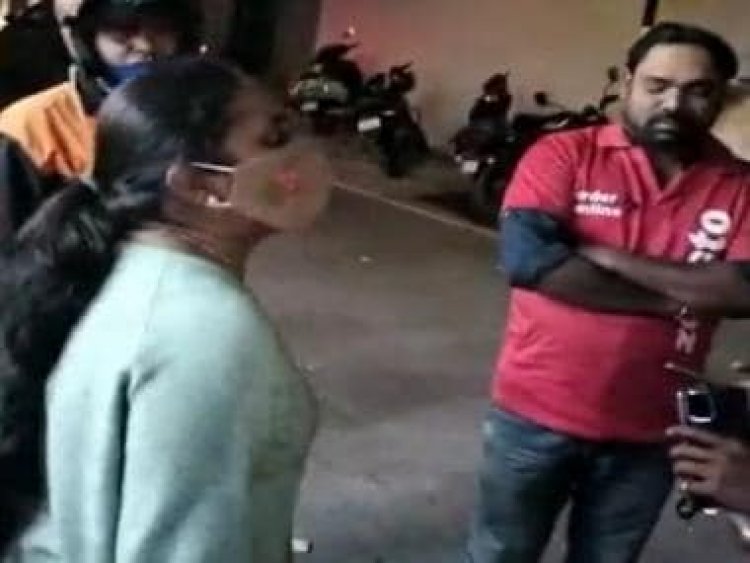 Watch: Video of woman ‘assaulting’ Zomato delivery executive goes viral