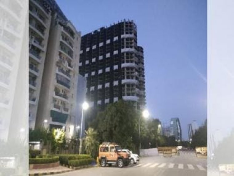 Noida Supertech Twin Towers Demolition LIVE Updates: All set for demolition, adjacent buildings evacuated