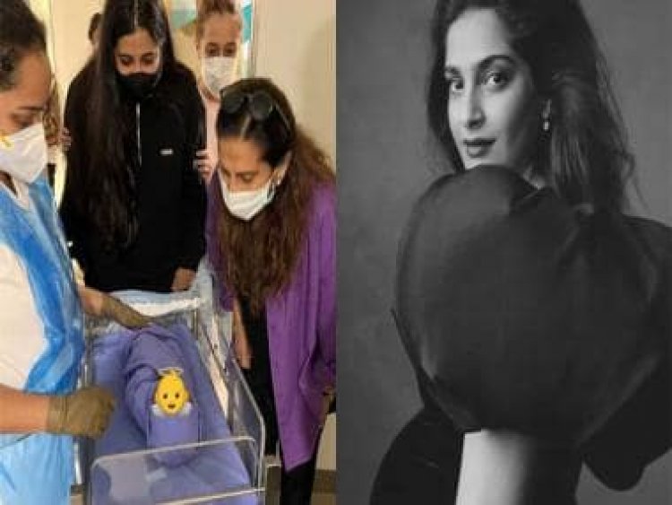 Sonam Kapoor and Anand Ahuja’s newborn gets a warm welcome at home by Rhea Kapoor