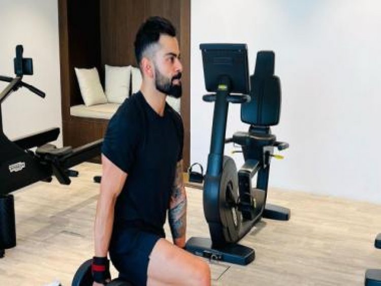 Virat Kohli hits the gym after knock of 35 against Pakistan; see pictures