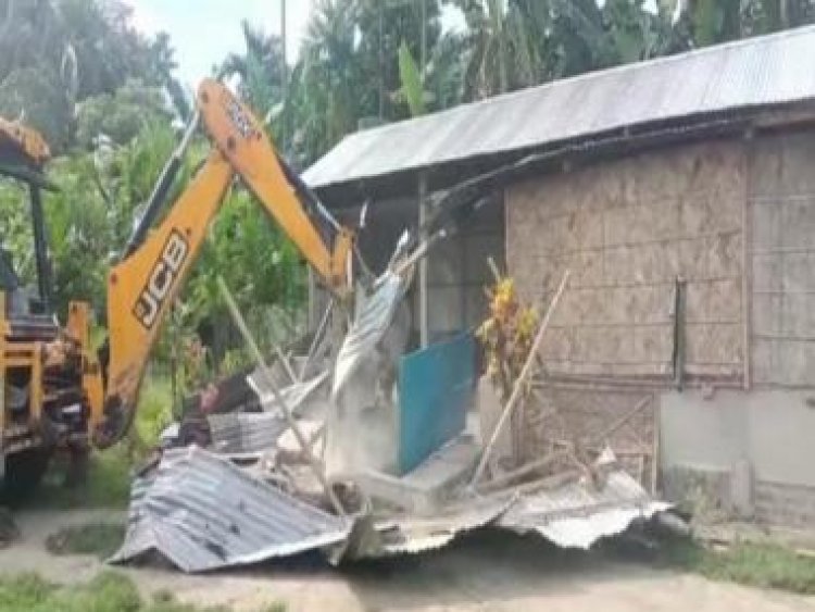Assam govt demolishes third madrassa for terror links