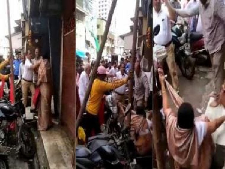 Viral video: MNS worker slaps, assaults woman in Mumbai's Kamathipura for denying installation of pole for advertisement
