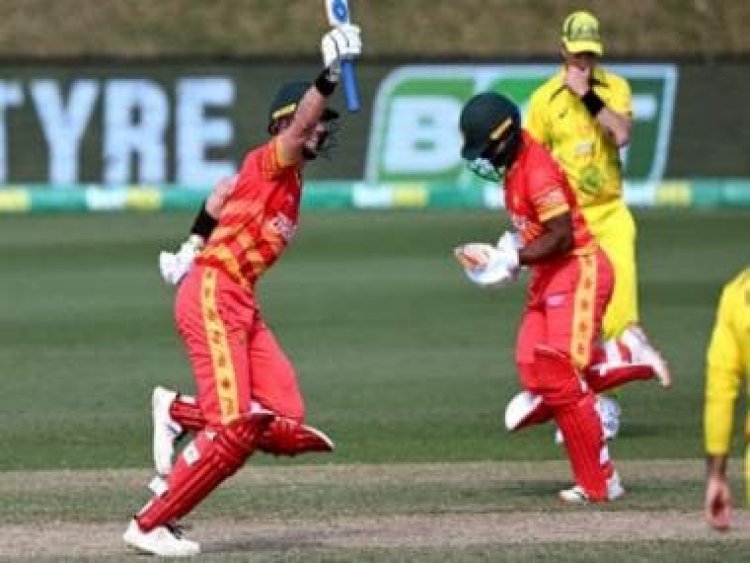 Watch: Zimbabwe players’ grand celebrations after record win against Australia