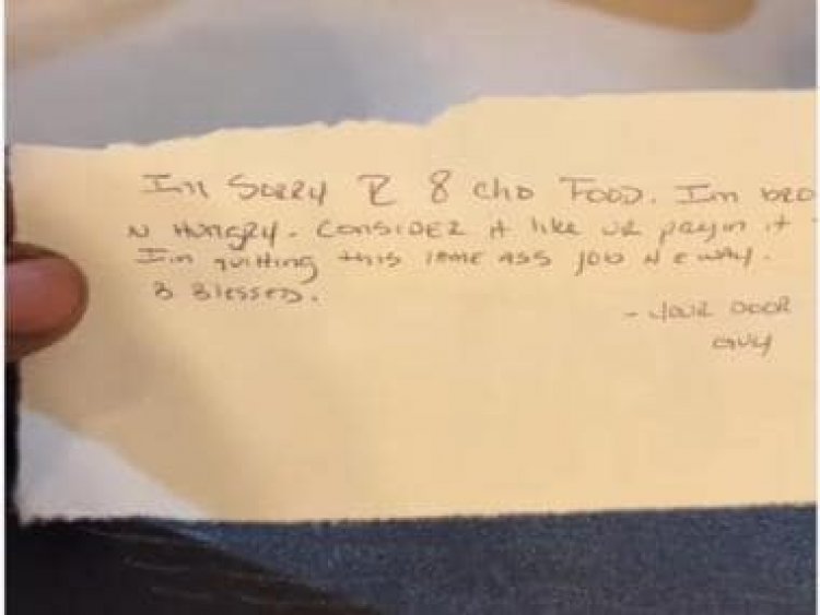 Viral: Man orders chicken wings, receives box full of bones and a sad note