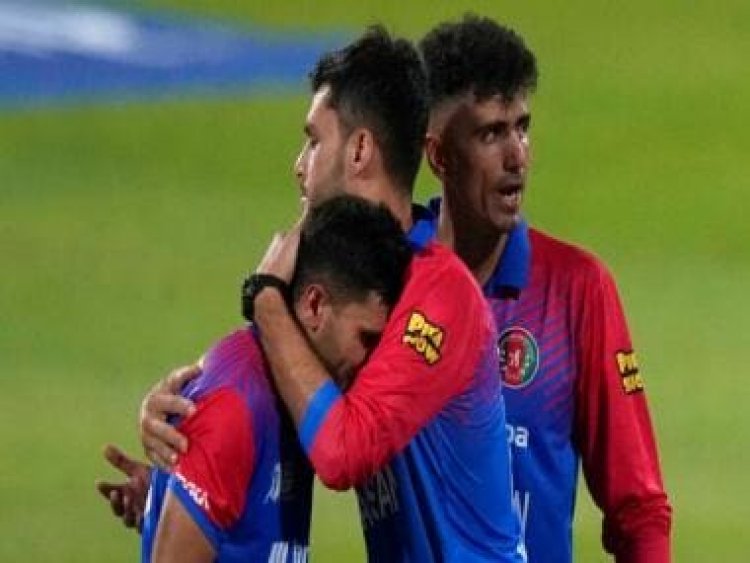 Afghanistan players break down after narrow defeat against Pakistan in Asia Cup contest
