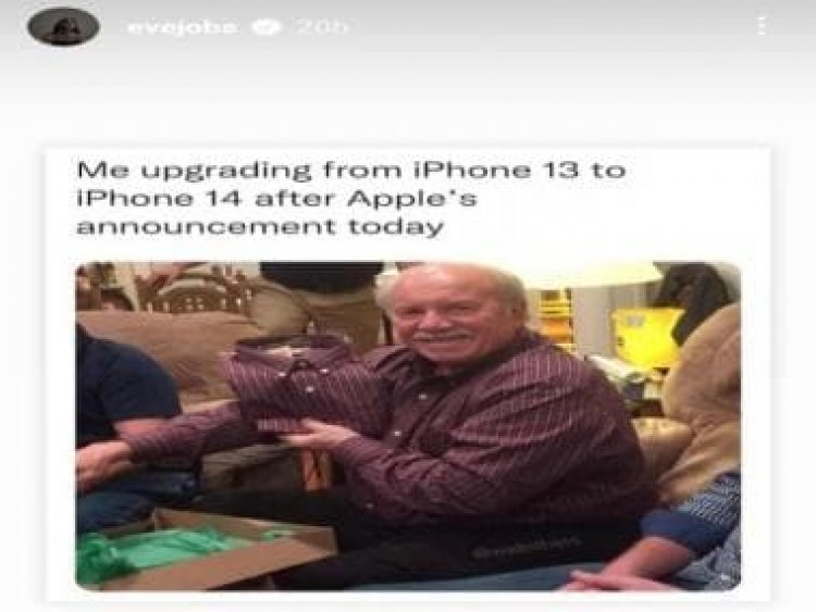 Steve Jobs' daughter mocks iPhone 14 with meme, see post here