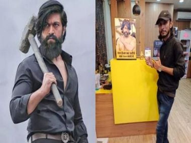 KGF star Yash has created a buzz over saloons with his iconic Rocky Bhai haircut