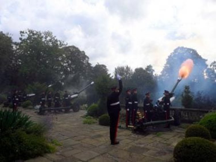 WATCH: Royal gun salute for Queen; 96 rounds to mark each year of her life