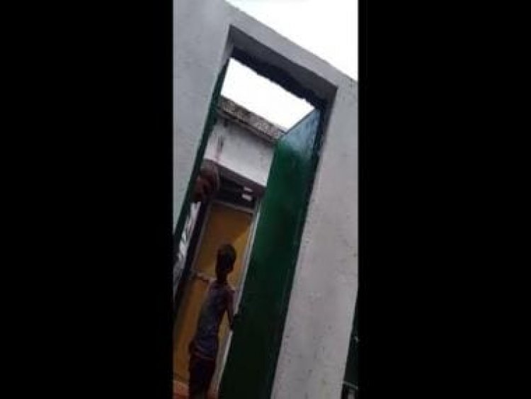 Primary school students in UP made to clean toilet in viral video, principal suspended