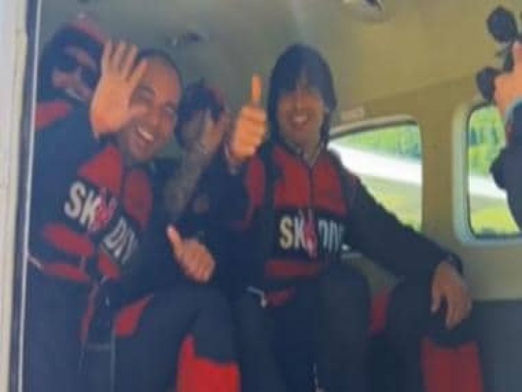 Watch: Neeraj Chopra skydives in Switzerland, internet all praise