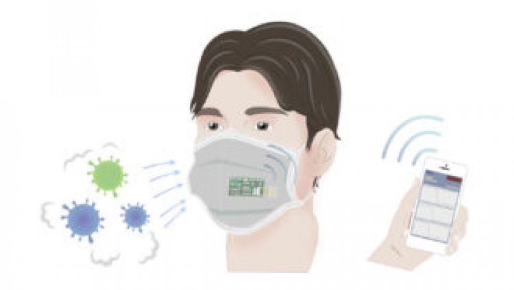 This face mask can sense the presence of an airborne virus