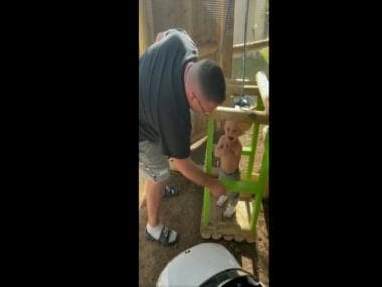 'Dad of the year': Father surprises toddler with unique playhouse with elevator, watch