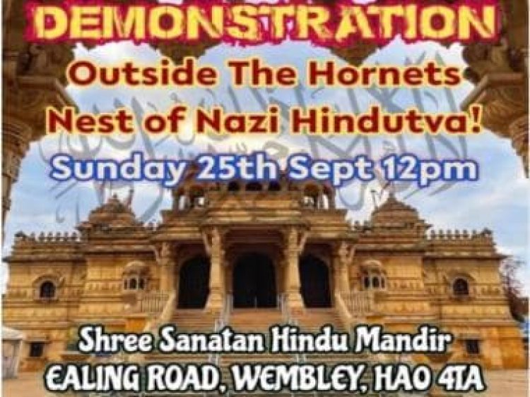 Hindus Under Attack In UK: After Leicester, Birmingham now Islamist jihadists target Wembley temple