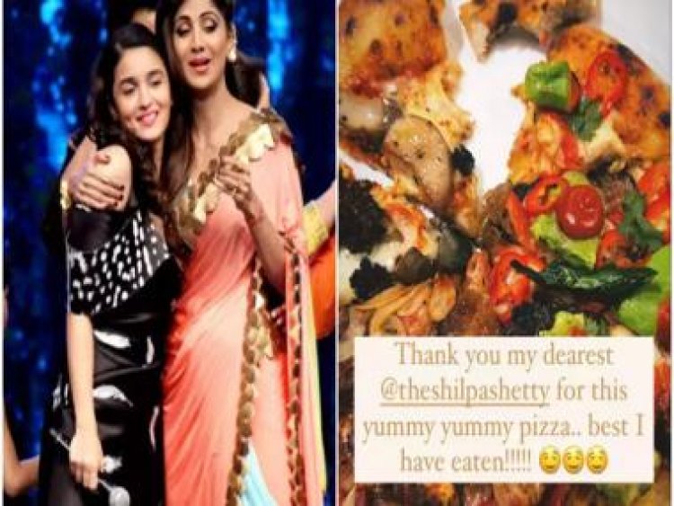 Mom-to-be Alia Bhatt thanks Shilpa Shetty for the ‘best pizza’ she has eaten; see picture