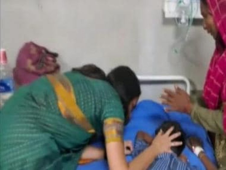 Watch: Bureaucrat breaks down as she meets mother of child injured in Lakhimpur Kheri accident