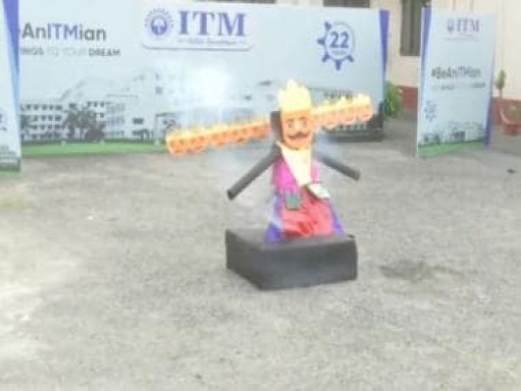 Watch: UP students make ‘Ravan dahan’ possible at the click of a button