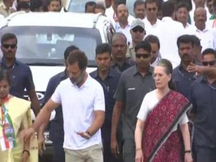 Watch: Sonia Gandhi joins 'Bharat Jodo Yatra' in Karnataka's Mandya district