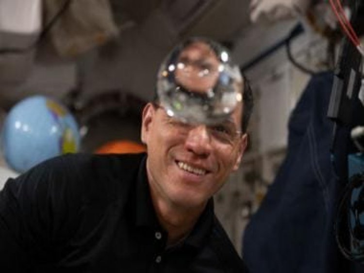 Free-flying water bubble and some astronauts: ISS latest post leaves internet awestruck