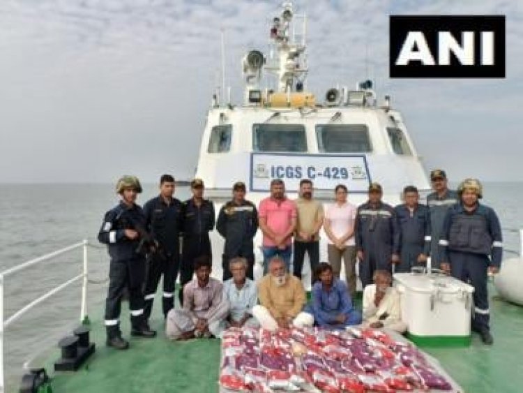 Indian Coast Guard nab Pakistani boat with 6 crew members, 50 kg of heroin near IMBL