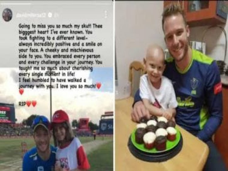 'RIP my little rockstar': David Miller loses close one battling cancer ahead of India vs South Africa 2nd ODI