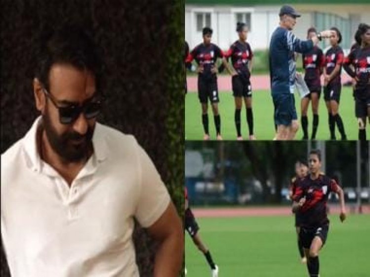 Kick Off The Dream Campaign: Ajay Devgn extends support to Indian Female Footballers playing Under 17 Women’s World Cup