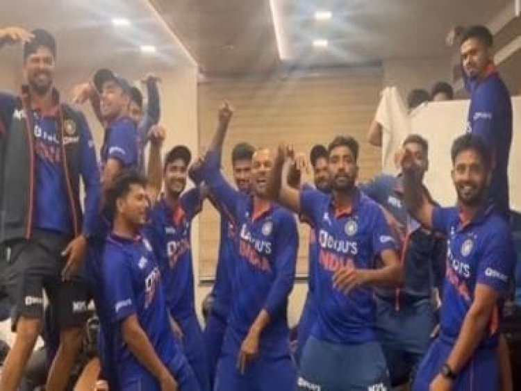IND vs SA: Shikhar Dhawan leads India's epic dressing room dance celebrations after ODI series win – WATCH