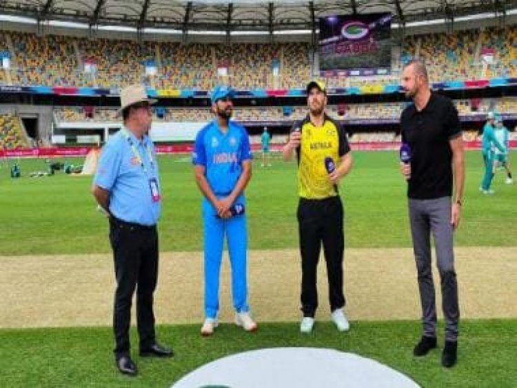 India vs Australia Live score T20 World Cup warm-up: IND lose openers after flying start vs AUS; 104/2