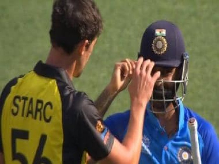 T20 World Cup: Suryakumar Yadav hit on helmet by Mitchell Starc; watch video