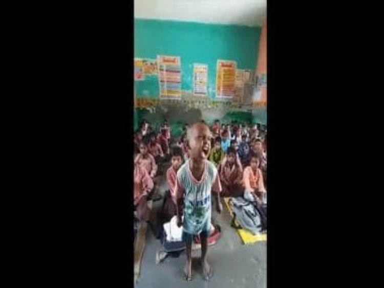 Boy shouts aloud to teach classmates in school, his unmatched energy leaves internet laughing