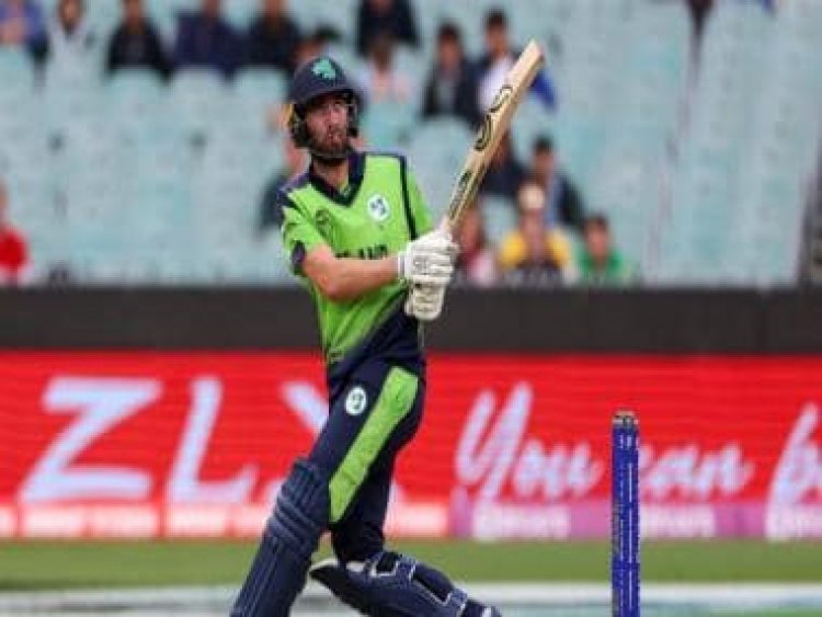 England vs Ireland, T20 World Cup: Spectator attempts to catch Andy Balbirnie’s ‘incredible six’ at the MCG