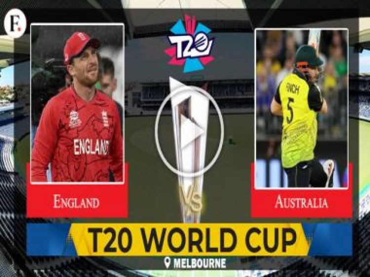 Australia vs England Live score T20 World Cup: Play delayed due to wet outfield