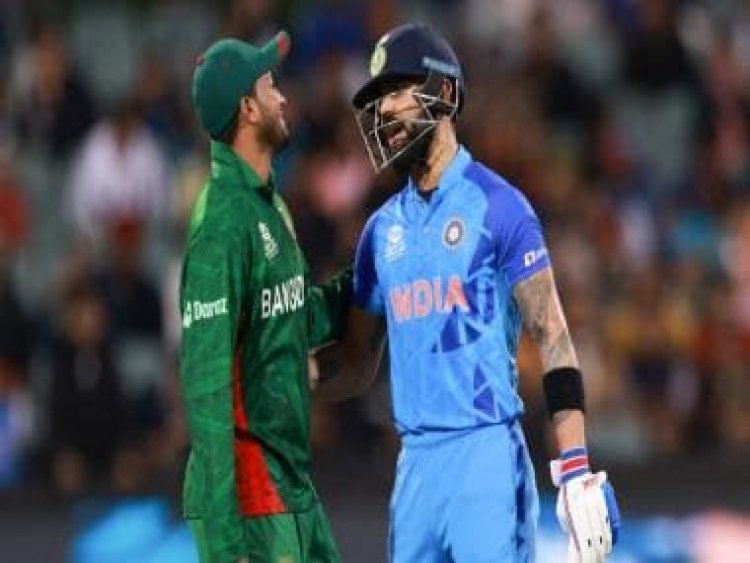India vs Bangladesh, T20 World Cup 2022: Kohli, Shakib involved in animated exchange over no-ball; watch video