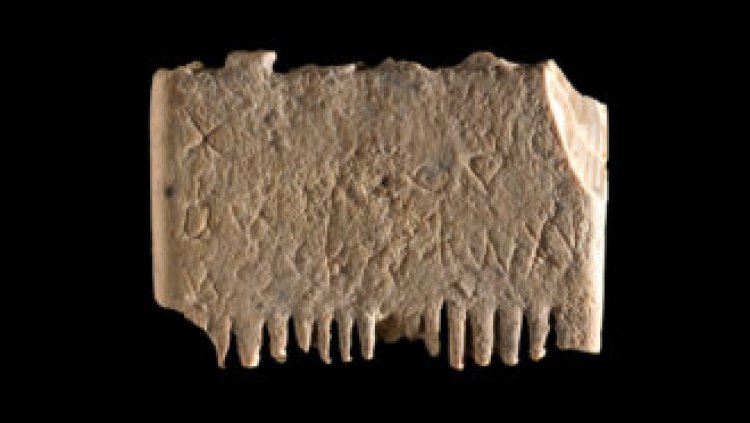 This ancient Canaanite comb is engraved with a plea against lice