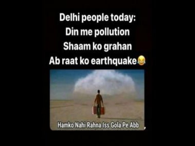 Viral: Twitter flooded with memes after earthquake tremors jolts Delhi-NCR