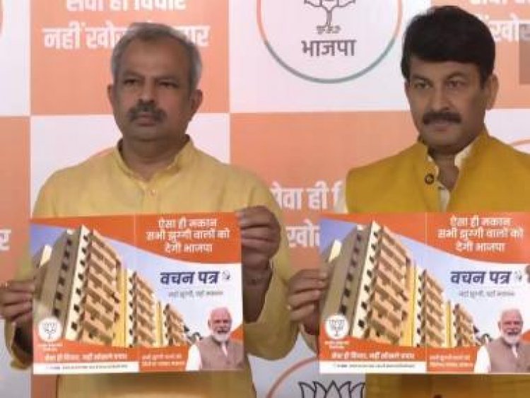 MCD polls: BJP releases manifesto, houses for Delhi slum dwellers among promises