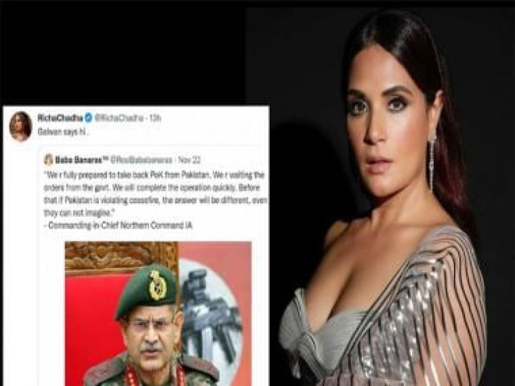 'Galwan says hi': Richa Chadha under fire for tweet, slammed for mocking Indian army