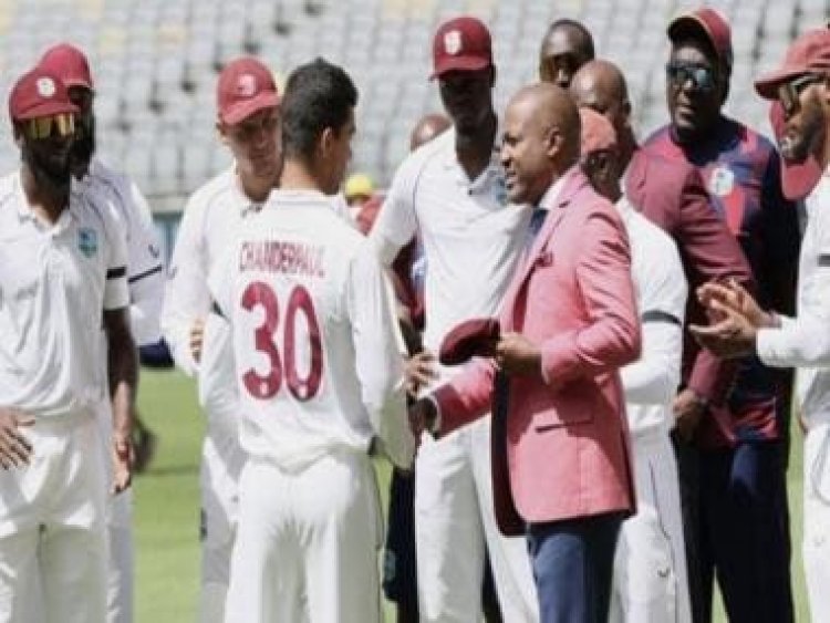 Australia vs West Indies: Tagenarine Chanderpaul receives Test cap from Brian Lara ahead of 1st Test